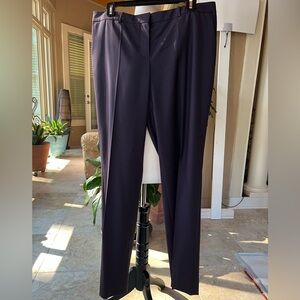 Boss deep purple straight leg slacks, size 8.
